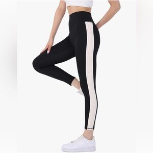 NEW Kuzi Leggings High Waist Yoga Pants Leggings Running 26” waist 2